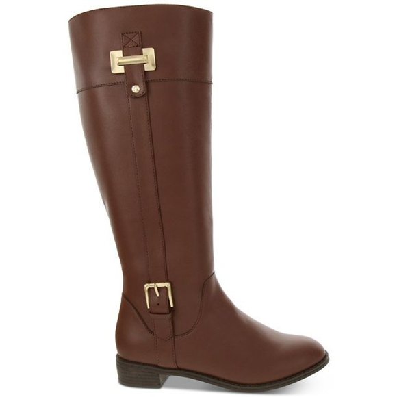NWB Karen Scott Deliee Wide Calf Riding Boots